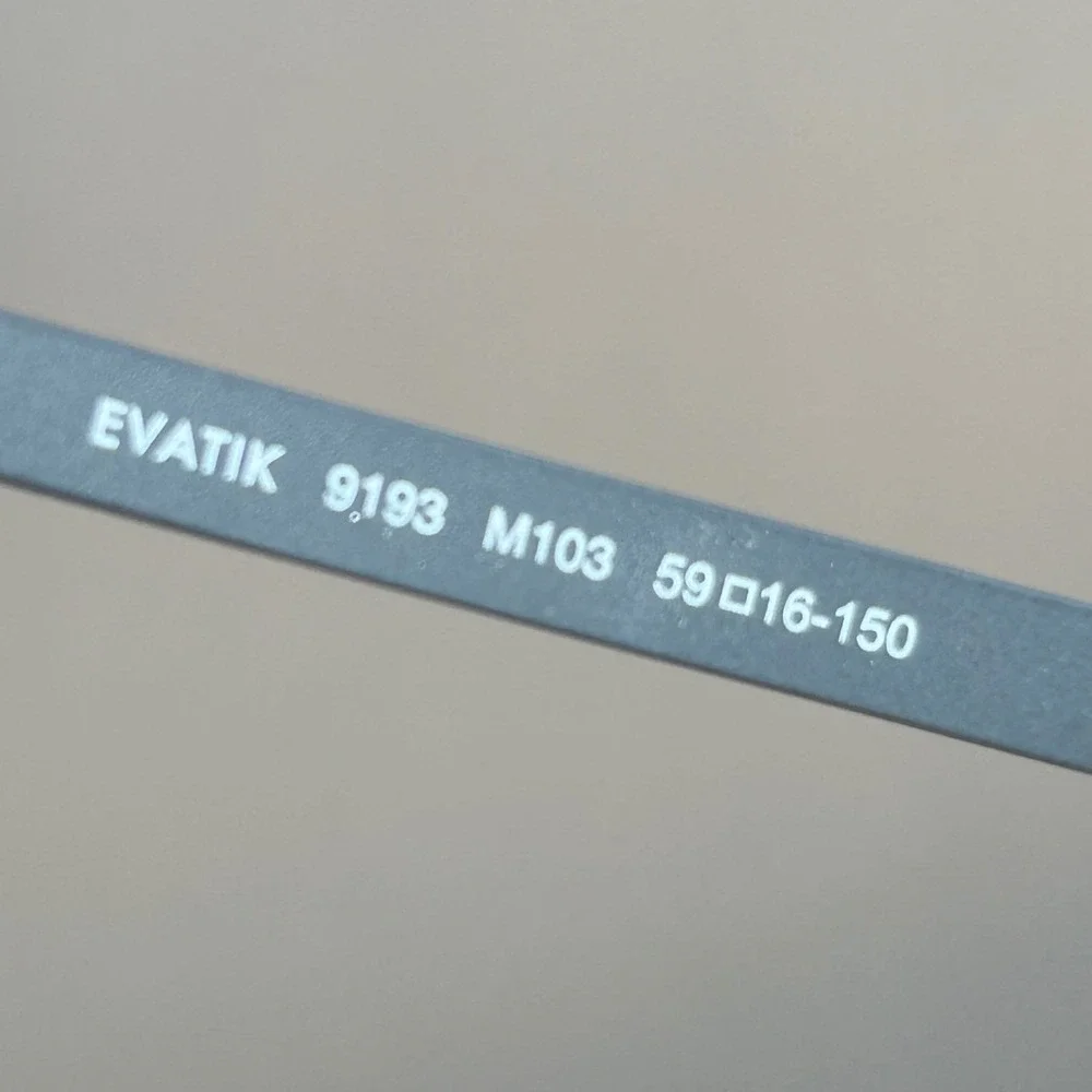 Evatik 9193 M103 Mens Sunglasses Frames 59‎ 16 150 Gunmetal Grey Rectangular